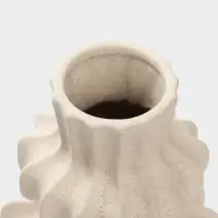 Ваза настольная керамика "Виргил" 20х10 см, молочный