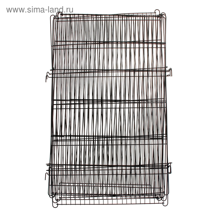 Вольер 6 секций, 64 х 64 см, чёрный