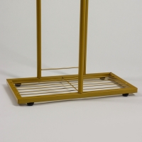 Подставка для цветов Greengo, 4 полки, 43 &times; 22 &times; 82 см, напольная, металл, цвет золотой