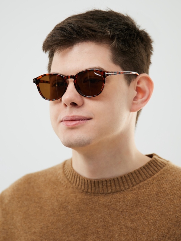 Очки солнцезащитные женские, uv 400, ширина 14.1 см, дужка 13.5 см, линза 6 х 5.1 см