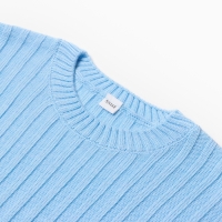Джемпер вязаный женский MINAKU:Knitwear collection цвет голубой, р-р 42-44 Джемпер вязаный женский MINAKU:Knitwear collection цвет голубой, р-р 42-44