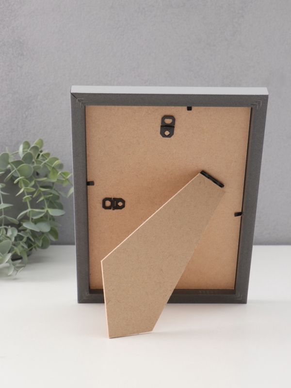 Фоторамка пластик "МИРАМ" 15х21 св. серый