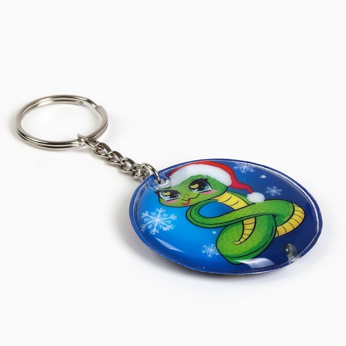 Новогодний брелок с фонариком для ключей &laquo;Новый год: Новогодняя ёлка&raquo; 5 х 10 см