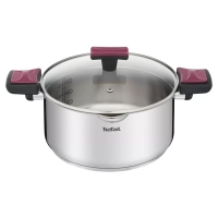 Кастрюля Cook & Clip 24 см с крышкой, подходит для индукции