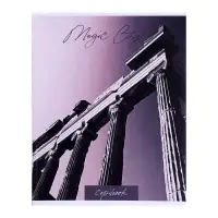 Тетрадь 48 листов в клетку Calligrata &laquo;Города&raquo;, обложка мелованный картон, серые листы, МИКС