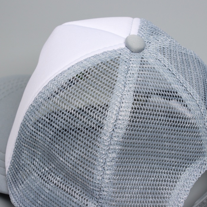 Кепка детская для мальчика с сеткой Sport, цвет серый, р-р 52-54, 5-7 лет Кепка детская для мальчика с сеткой Sport, цвет серый, р-р 52-54, 5-7 лет