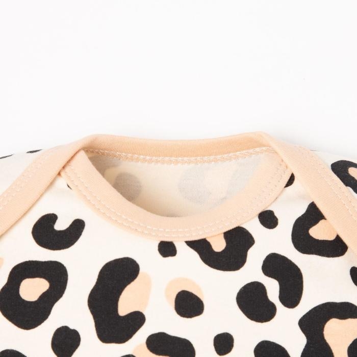 Боди с дл. рукавом Крошка Я «Леопард», рост 62-68 см Боди с дл. рукавом Крошка Я «Леопард», рост 62-68 см