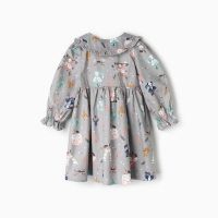 Платье детское с воротником KAFTAN "Зверята" р.34 (122-128 см) Платье детское с воротником KAFTAN "Зверята" р.34 (122-128 см)