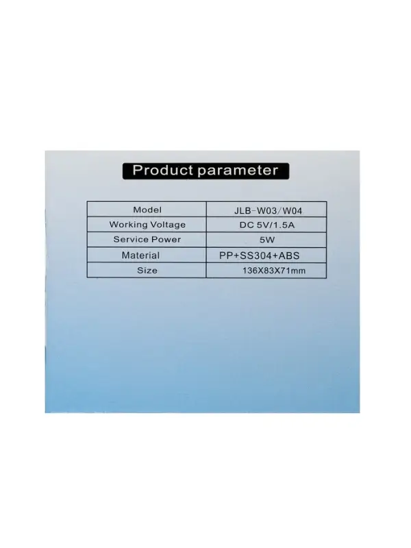 Помпа для воды LWP-08, электрическая, 5 Вт, 1.2 л/мин, 800 мАч, АКБ