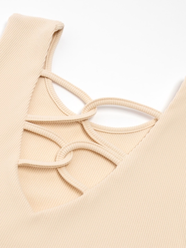 Топ женский MINAKU: Casual Collection цвет ваниль, размер 40