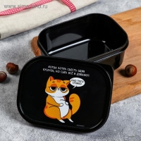 Ланч-бокс &laquo;Когда хотел съесть один кусочек&raquo;, 500 мл