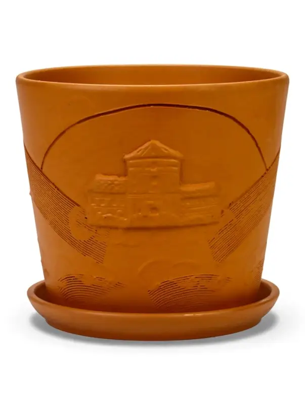 Горшок цветочный с поддоном 4,75 л, d22/h20 см терр-т керамика, "Голландия" (М)