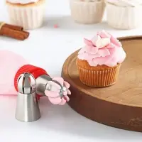 Насадка кондитерская &laquo;Сфера.Прорези с каплей и звездой&raquo;, d=3 см, выход 2,3 см, нержавеющая сталь