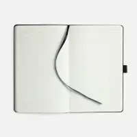 Ежедневник Lungo, недатированный, черный