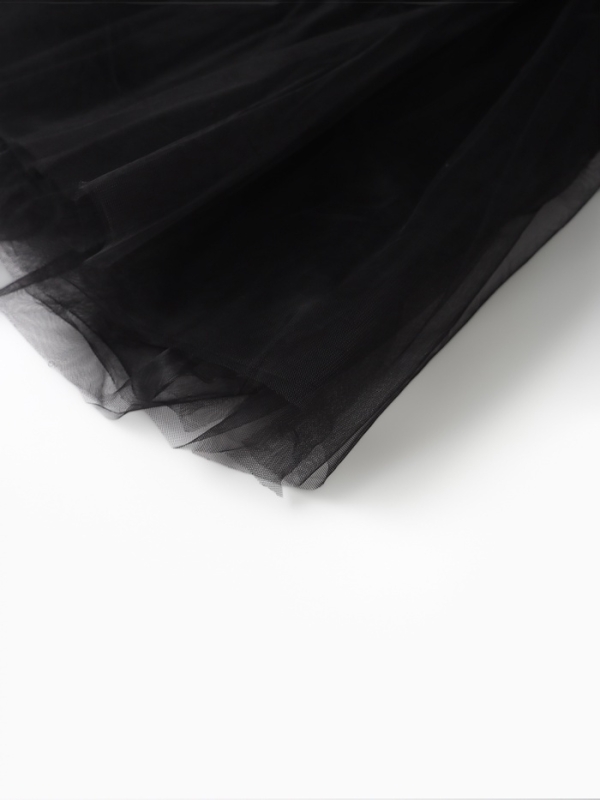 Платье для девочки MINAKU: PartyDress цв. чёрный, рост 92-98 см