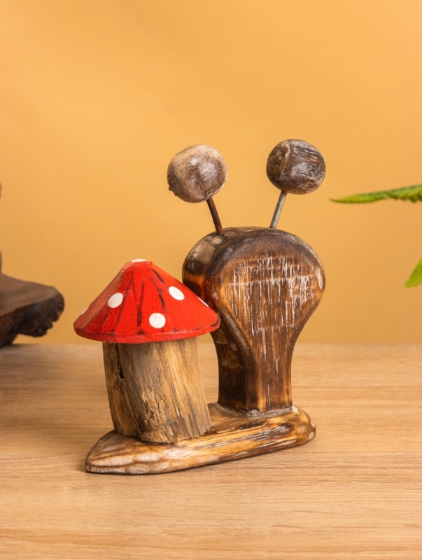 Сувенир &laquo;Улитка&raquo;, 11&times;12&times;6 см, дерево