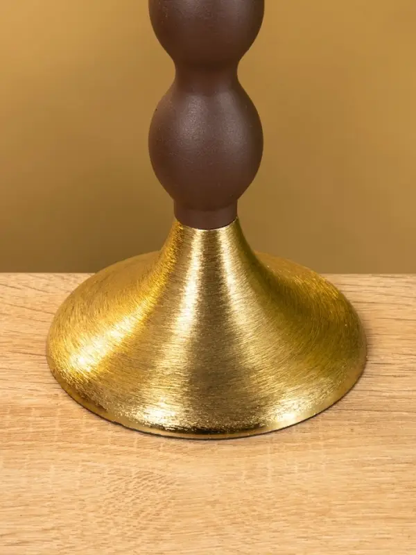 Подсвечник на 1 свечу "Шоколад" 10,5х10,5х30 см