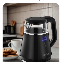 Чайник электрический с терморегулятором КТ-6696 - 1 л Чайник электрический с терморегулятором КТ-6696 - 1 л