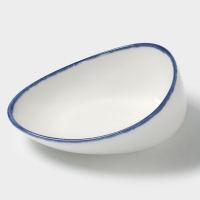 Салатник "Blue Lagoon" Magistro 19см, 19,2х14,9х7,9, цвет белый, синий