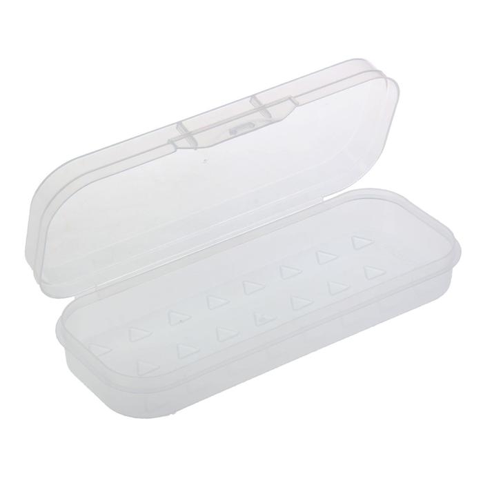 Пенал-футляр Стамм Cristal, 90 х 217 х 43 мм, пластиковый, прозрачный, бесцветный, европодвес Пенал-футляр Стамм Cristal, 90 х 217 х 43 мм, пластиковый, прозрачный, бесцветный, европодвес