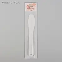 Шпатель для депиляции, 18.5 см, белый