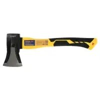 Колун кованый ТУНДРА ПРОФИ, клиновидная форма, фиберглассовое 3К топорище 37 см, 1 кг