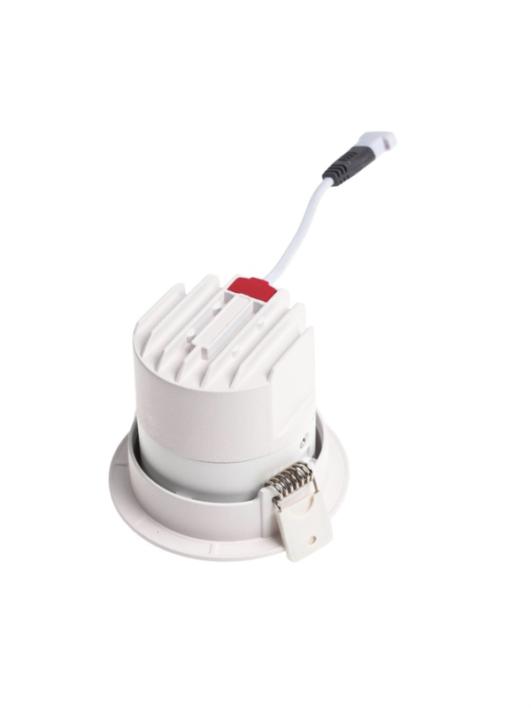 Светильник светодиодный встраиваемый, поворотный, 6Вт, 4000К, с драйвером, D75, белый