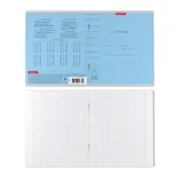 Тетрадь 12 листов, ErichKrause &laquo;Классика CoverPrо&raquo;, в клетку, пластиковая обложка, блок офсет, 100% белизна, МИКС