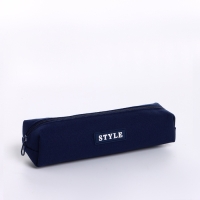 Косметичка-пенал на молнии, цвет синий Косметичка-пенал на молнии, цвет синий