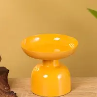 Подсвечник на 1 свечу "Песок" глянцевый 10х10х9 см