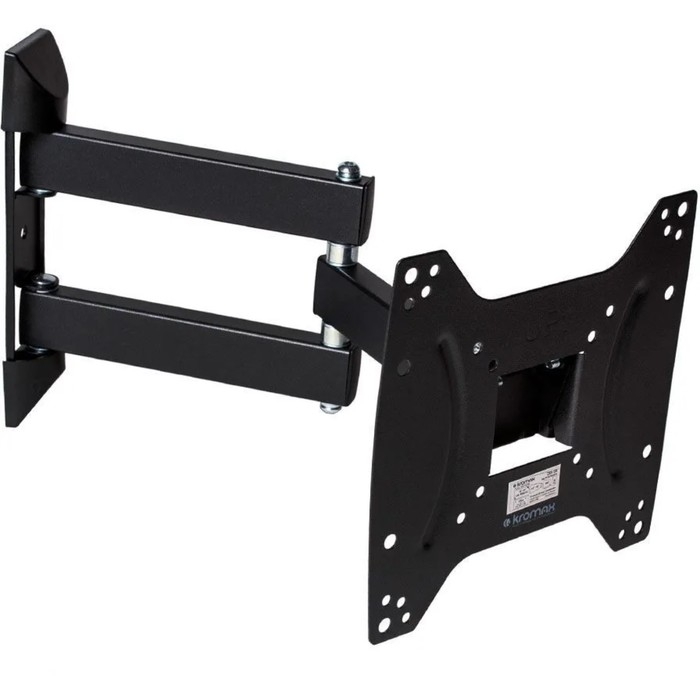 Кронштейн Kromax DIX-24, для ТВ, наклонно-поворотный, 15-55 Кронштейн Kromax DIX-24, для ТВ, наклонно-поворотный, 15-55", до 35 кг, 38-140 мм, черный