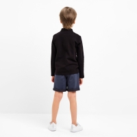 Джемпер (поло) детский MINAKU цвет черный, рост 110 Джемпер (поло) детский MINAKU цвет черный, рост 110