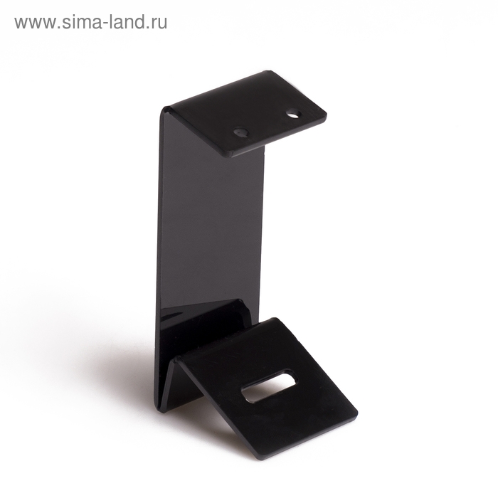 Подставка под серьги, кольцо, 4&times;4,5&times;9,5 см, толщина 1,5 мм, цвет чёрный, В ЗАЩИТНОЙ ПЛЁНКЕ