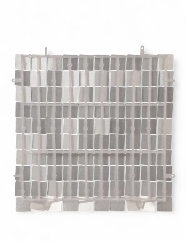 Панель с пайетками для фотозоны 30*30 см серебро с блёстками