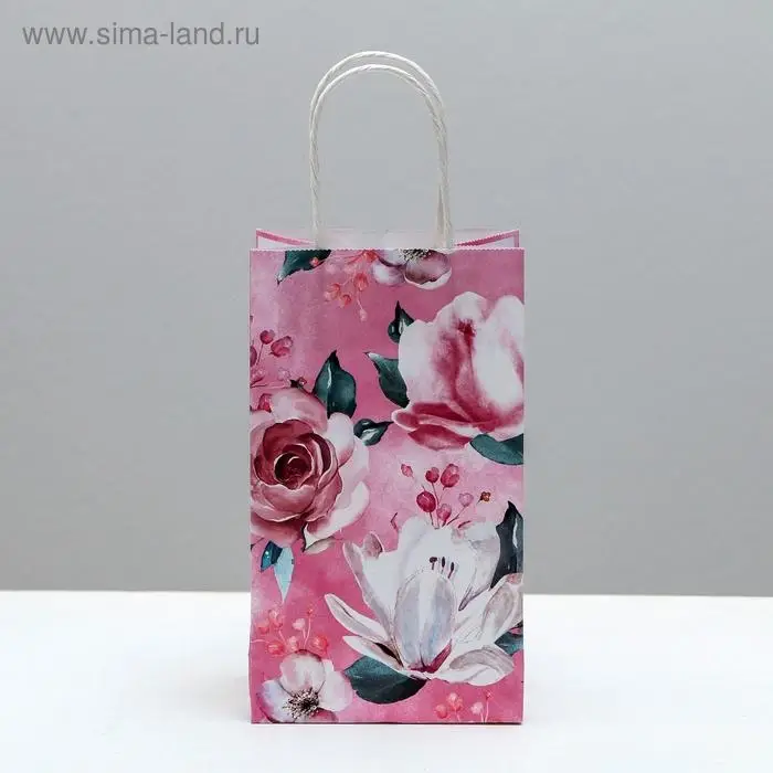 Пакет подарочный крафтовый, упаковка, &laquo;For you&raquo;, 12 х 21 х 9 см