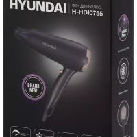 Фен H-HDI0755 2000Вт черный матовый