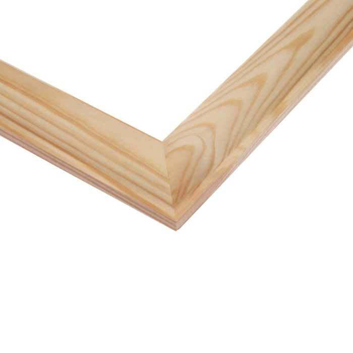 Рама для картин (зеркал) 40 х 60 см, профиль 37 х 18 мм, Emma, неокрашенное дерево (подходит для декорирования)