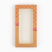 Коробка для шоколада &laquo;Только для тебя&raquo;, с окном, 17.3 х 8.8 х 1.5 см