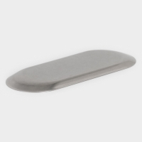 Тарелка овальная 22,8х9х1см, 201 сталь