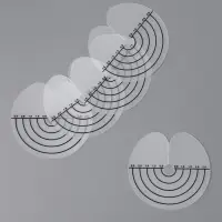 Разделители прядей для наращивания волос, набор - 5 шт.