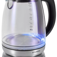 Чайник HYK-G8800 1.7л. 2200Вт серебристый