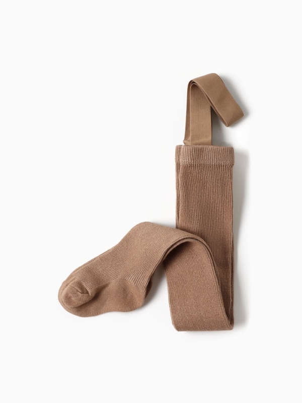 Колготки детские с лямками MINAKU, цв.бежевый, рост 74-80