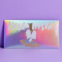 Набор  конвертов для денег &laquo;Тебе&raquo;, голография, 5 шт