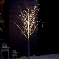 Светодиодное дерево &laquo;Яркие светлячки&raquo; 1.5 м, 300 LED, постоянное свечение, 220 В, свечение тёплое белое