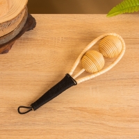 Сувенирный музыкальный инструмент &laquo;Маракас двойной&raquo;, 27&times;8&times;5 см, ротанг