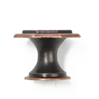 Ручка кнопка ТУНДРА LIGHT РК034AC, цвет медь, 8 шт TMP