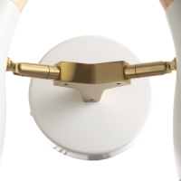 Бра "Марокко" 2хЕ27 40Вт белый 25х15х38см