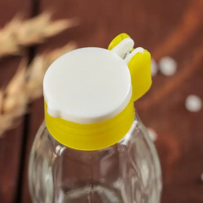 Солонка стеклянная &laquo;Яркая&raquo;, 30 мл, 3,5&times;7 см, цвет МИКС