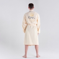 Халат махровый мужской King, размер 52-54, 100% хлопок Халат махровый мужской King, размер 52-54, 100% хлопок