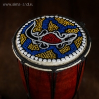Сувенирный музыкальный инструмент "Барабан Джембе Цветочный узор" 11x11x20 см МИКС Сувенирный музыкальный инструмент "Барабан Джембе Цветочный узор" 11x11x20 см МИКС